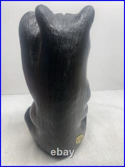 Big Sky Bears Solid Western Pine Jeff Fleming Montana USA Wood Carved Rustic
