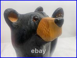 Big Sky Bears Solid Western Pine Jeff Fleming Montana USA Wood Carved Rustic
