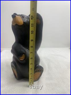 Big Sky Bears Solid Western Pine Jeff Fleming Montana USA Wood Carved Rustic