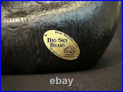 Big Sky Bears Wood Carved Bear with Fish-Jeff Fleming