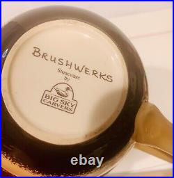 Big Sky Brushwerks Big Chili Bowl + Seasoning Shaker Big Bear Design Rare