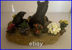 Big Sky Carver Bearfoots Mama and Jade SIGNED by Jeff Fleming