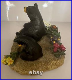 Big Sky Carver Bearfoots Mama and Jade SIGNED by Jeff Fleming