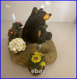 Big Sky Carver Bearfoots Mama and Jade SIGNED by Jeff Fleming