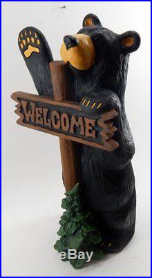 Big Sky Carver Bearfoots Welcome Bear Grand Collectible Sculpture New Ships Free