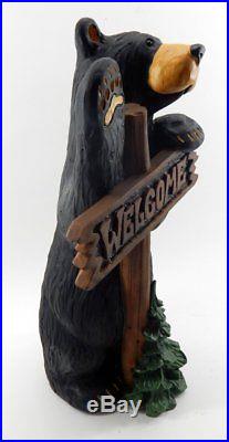 Big Sky Carver Bearfoots Welcome Bear Grand Collectible Sculpture New Ships Free