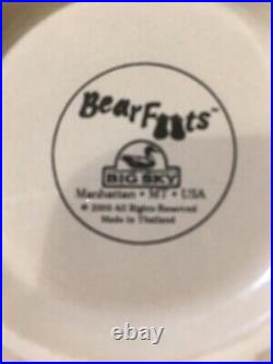 Big Sky Carver Bears Jeff Fleming Bearfoots Ceramic Bowl