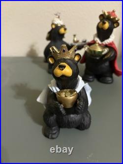 Big Sky Carver Jeff Fleming's Bearfoots Beartivity Nativity 3 Wisemen