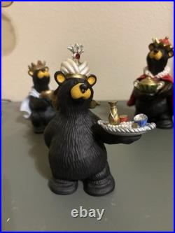 Big Sky Carver Jeff Fleming's Bearfoots Beartivity Nativity 3 Wisemen