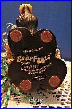 Big Sky Carvers 5 Piece Bearfoots Beartivity II Nativity Artist Jeff Fleming