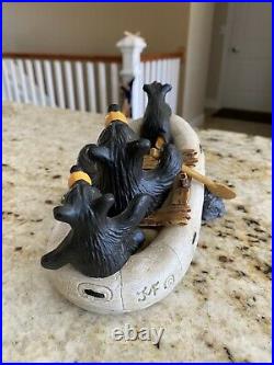 Big Sky Carvers BEARFOOTS River Rafters Bear Collection Jeff Fleming