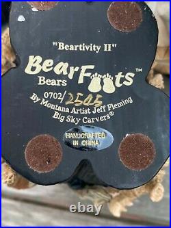 Big Sky Carvers BEARTIVITY Bear Foots I&II Nativity Set Jeff Fleming RET AK