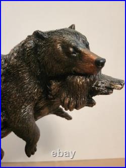 Big Sky Carvers BRUIN SLUMBER Marc Pierce coll. Sculpture (small chip in finish)