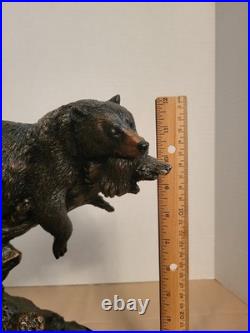 Big Sky Carvers BRUIN SLUMBER Marc Pierce coll. Sculpture (small chip in finish)