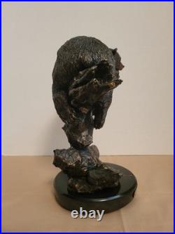 Big Sky Carvers BRUIN SLUMBER Marc Pierce coll. Sculpture (small chip in finish)