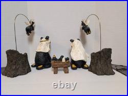 Big Sky Carvers BearFoots Bear Nativity Set 1 Christmas 7-Piece withbox