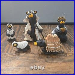 Big Sky Carvers BearFoots Bear Nativity Set II 5-Piece withbox