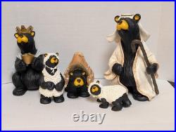 Big Sky Carvers BearFoots Bear Nativity Set II 5-Piece withbox