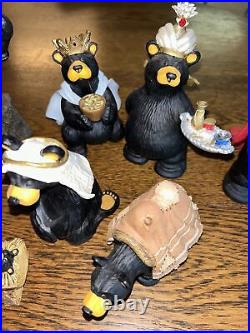 Big Sky Carvers BearFoots Beartivity By Fleming Nativity Figurine Bears 11 Pcs
