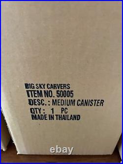 Big Sky Carvers Bear Canisters (set of 3)