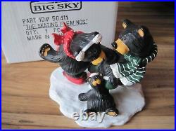 Big Sky Carvers Bear Foots Bears #50411 SKATING FLEMINGS New -Older stock