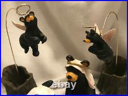 Big Sky Carvers Bear Foots Beartivity I SIGNED Jeff Fleming Nativity Figurines
