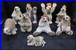 Big Sky Carvers Bear Polartivity I & II by Phyllis Driscoll Nativity Christmas