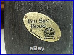 Big Sky Carvers Bear With Fish Wooden