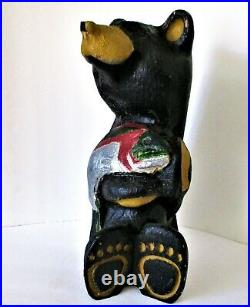 Big Sky Carvers Bear With Salmon Jeff Fleming Sculpture Bsc