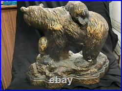 Big Sky Carvers Bear with Cubs J. M. Fleming Sculpture Collection Faux Bronze