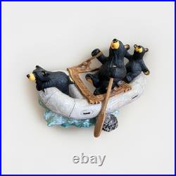 Big Sky Carvers Bearfoot Bears River Rafters By Montana Artist Jeff Fleming