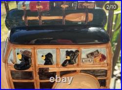 Big Sky Carvers Bearfoot Bears Woody Cookie Jar