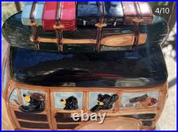 Big Sky Carvers Bearfoot Bears Woody Cookie Jar