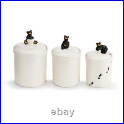 Big Sky Carvers Bearfoots Bear Canister Set