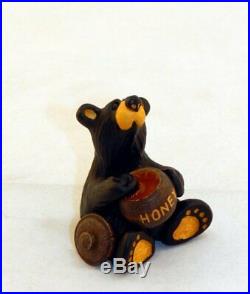 Big Sky Carvers Bearfoots Bear Eating Honey Mini Figurine New Free Shipping