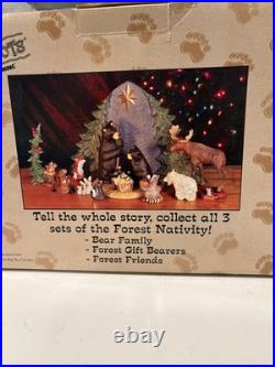 Big Sky Carvers Bearfoots Bear Family Forest Nativity Figures Jeff Fleming