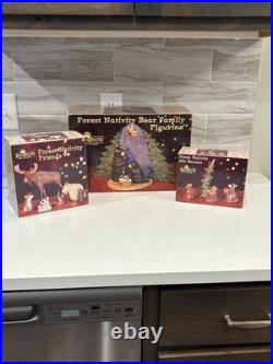 Big Sky Carvers Bearfoots Bear Family Forest Nativity Figures Jeff Fleming