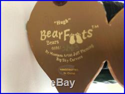 Big Sky Carvers Bearfoots Bear Hugh, Snowshoe Bear, 5.75