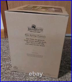 Big Sky Carvers Bearfoots Bear Springs Water Fountain Jeff Fleming New In Box