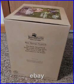 Big Sky Carvers Bearfoots Bear Springs Water Fountain Jeff Fleming New In Box