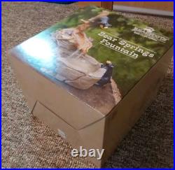 Big Sky Carvers Bearfoots Bear Springs Water Fountain Jeff Fleming New In Box