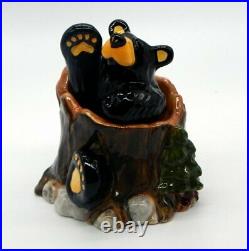 Big Sky Carvers Bearfoots Bears Andy Salt And Pepper Set New Free Shipping