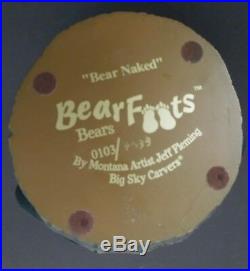 Big Sky Carvers Bearfoots Bears Bear Naked by Jeff Fleming. # 103