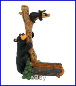 Big Sky Carvers Bearfoots Bears Bizzy and Cubby Business Card Holder