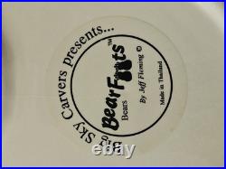 Big Sky Carvers Bearfoots Bears Ceramic Cookie Jar With Lid Animal Theme