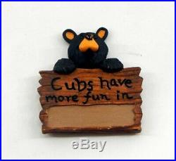 Big Sky Carvers Bearfoots Bears Cubs Have More Fun Magnet New Free Shipping