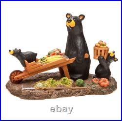Big Sky Carvers Bearfoots Bears Harvest Figurine Fall
