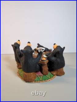 Big Sky Carvers Bearfoots Bears Jeff Fleming Card Sharks Black Bear Figurine