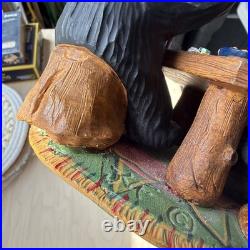 Big Sky Carvers Bearfoots Bears Jeff Fleming Card Sharks Black Bear Figurine