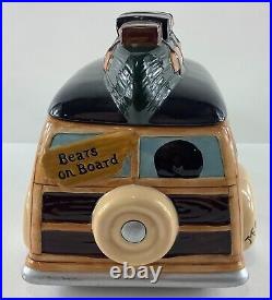 Big Sky Carvers Bearfoots Bears Jeff Fleming Cookie Jar Canister